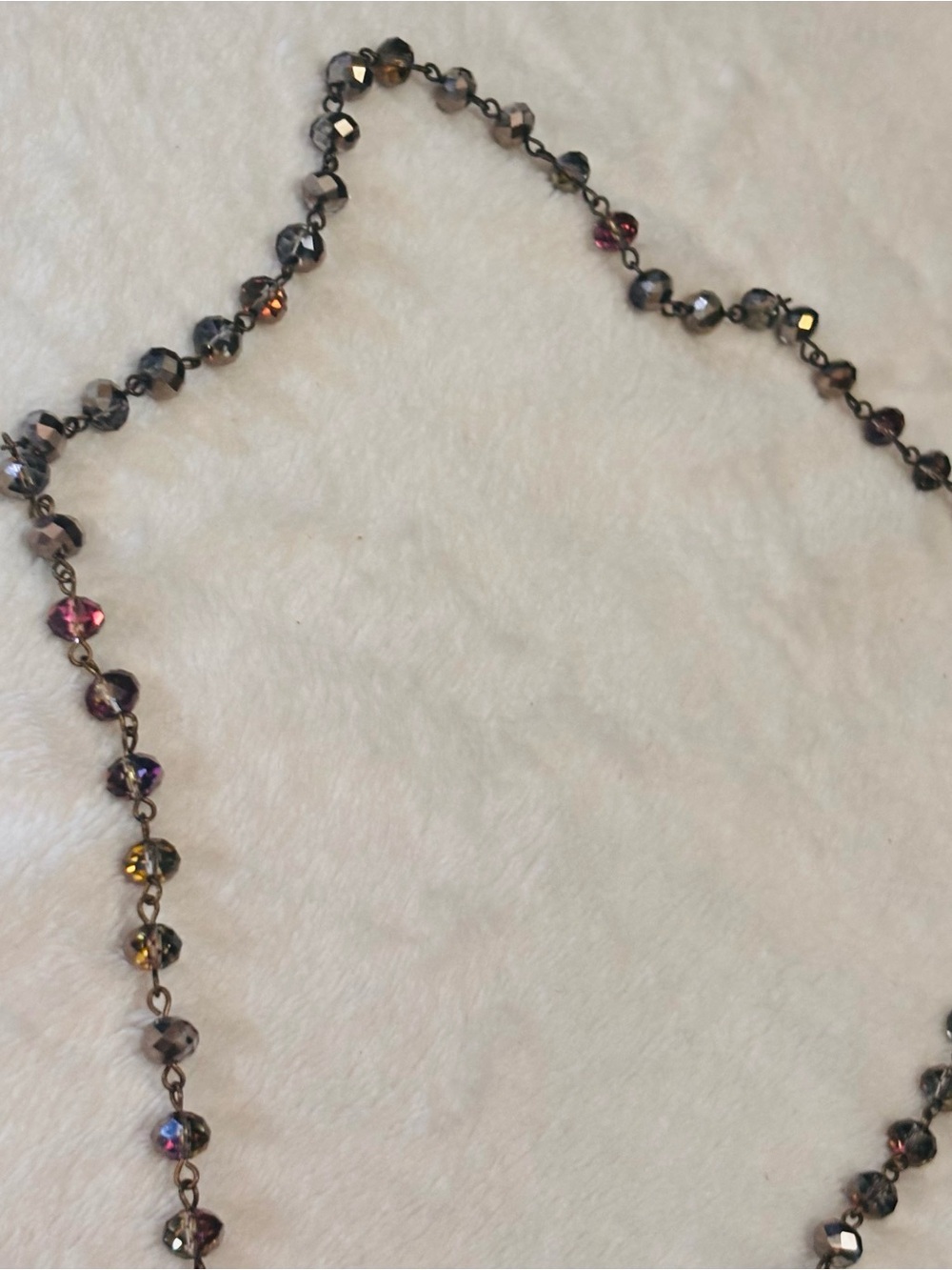 Necklace Boutique Bull Horn Black and Silver rhinestones NWOT - Picture 6 of 6